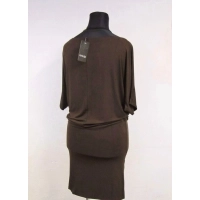 Sukienka Annie z podwójnym dołem - rękaw 3/4 kimono